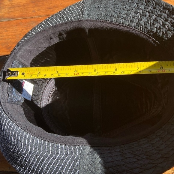 Vintage Black w/ white Chevrons Fedora Tailor Made - Picture 8 of 10